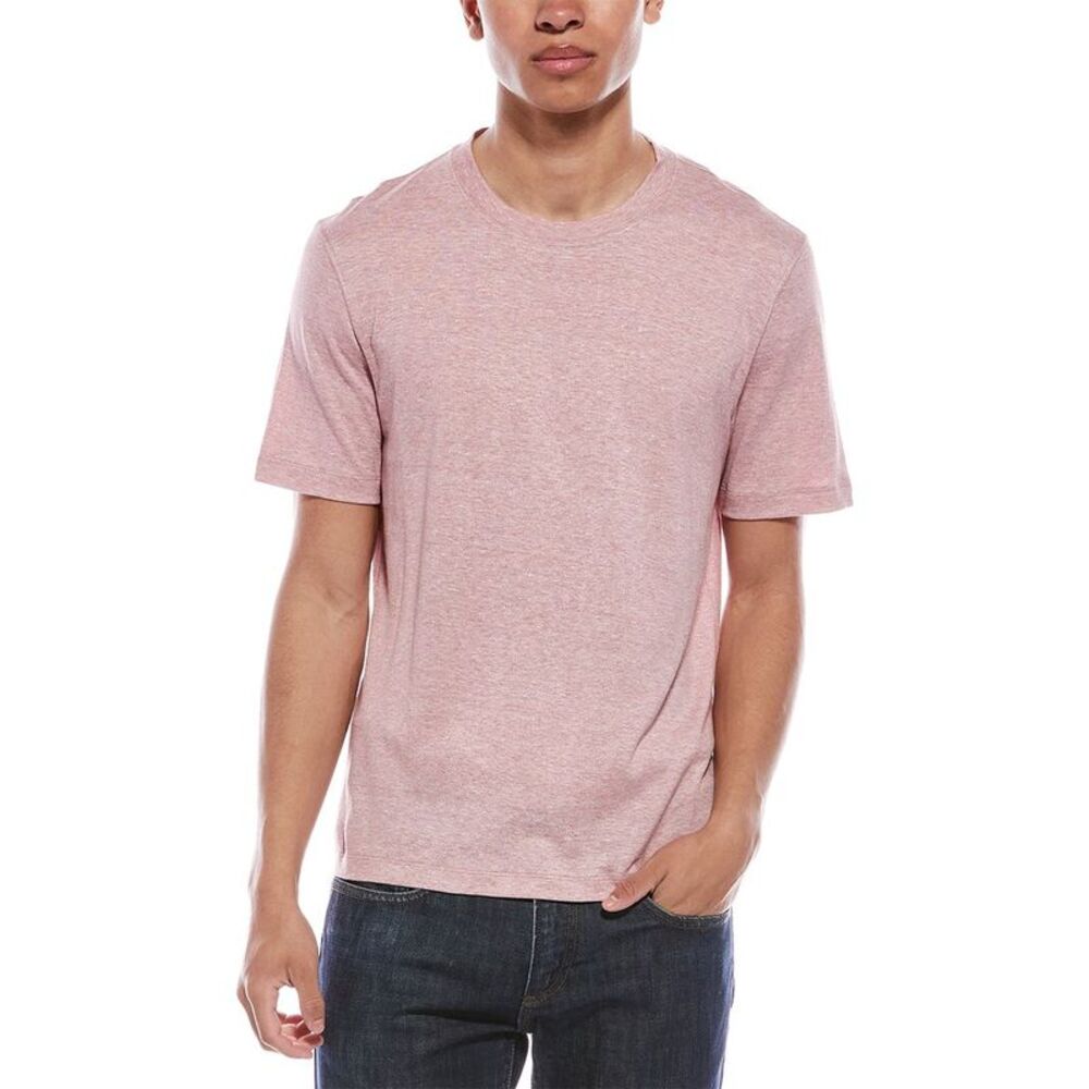 Brunello Cucinelli Mens  Linen-Blend T-Shirt